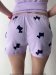 Женская пижама на тонких бретелях "Lavender Puppies" (12063)