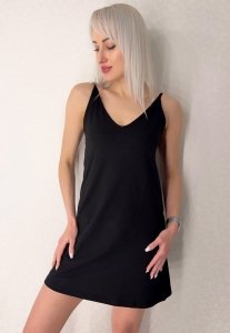 Жіноча нічна сорочка на тонкій бретелі "Flirty"