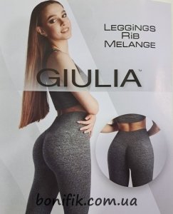 Жіночі меланжеві спортивні леггінси LEGGINGS RIB MELANGE
