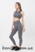 Жіночі меланжеві спортивні леггінси LEGGINGS RIB MELANGE