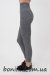 Жіночі меланжеві спортивні леггінси LEGGINGS RIB MELANGE
