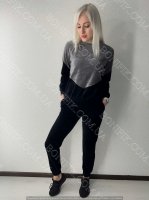 Велюровий жіночий костюм "Onyx"