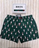 Чоловічі зелені сімейні труси з малюнком гномів ТМ "BRES"