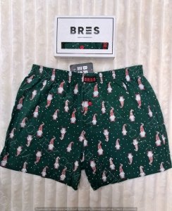 Мужские зелёные семейные трусы с рисунком гномов ТМ "BRES"