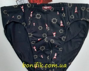 Чоловічі плавки з принтом "штурвалу і маяку"
